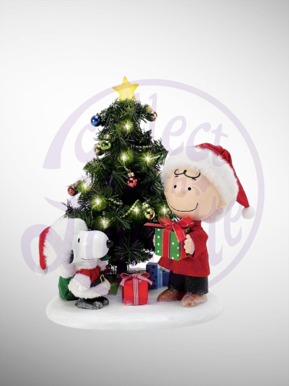 Department 56 Possible Dreams - Christmas Time is Here Peanuts Snoopy Charlie Brown Figurine
